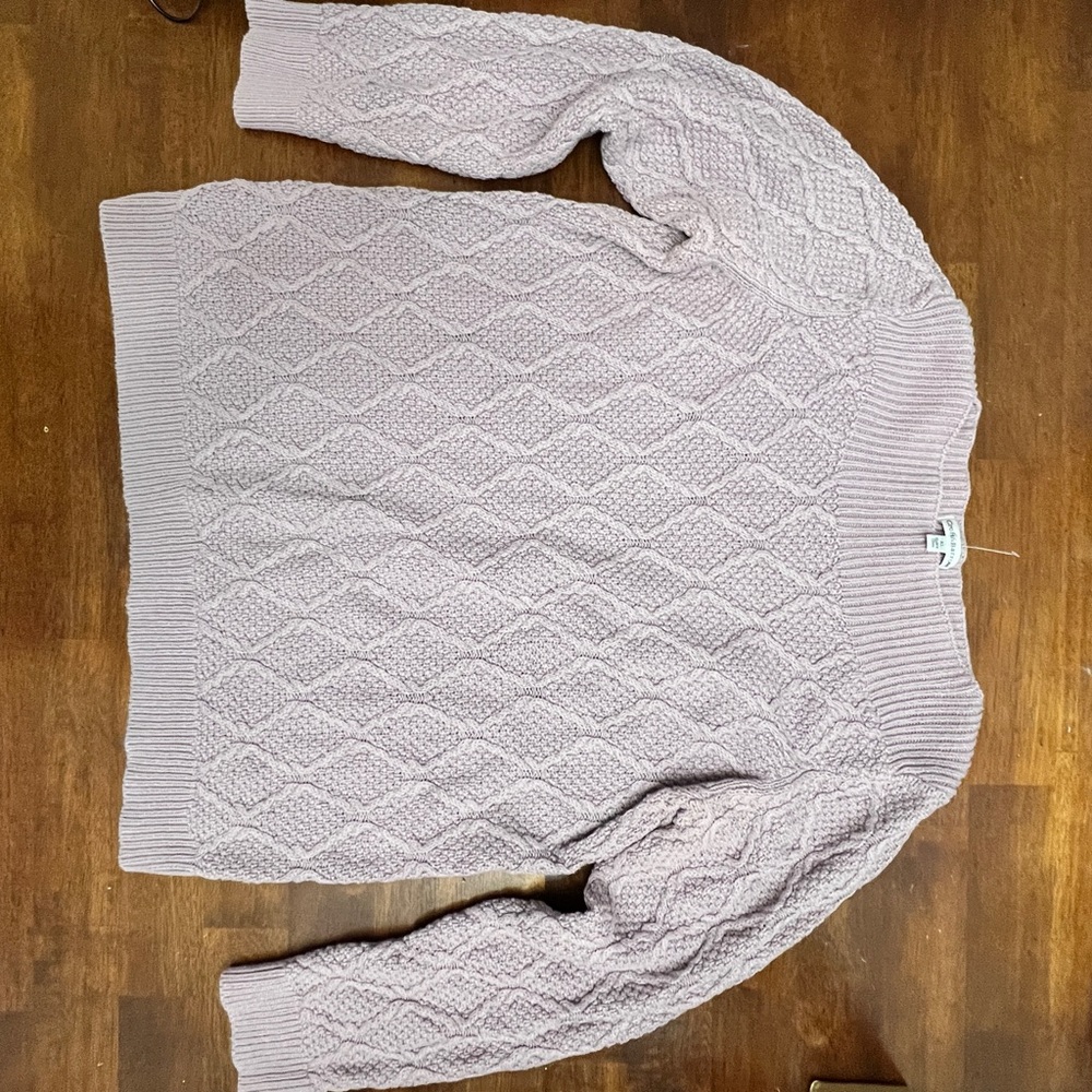 Croft & Barrow Women's Mauve Turtleneck Sweater